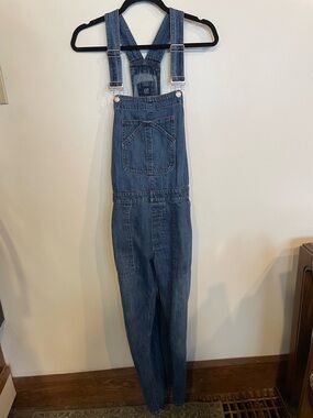 GAP Blue Denim Overalls Jumpsuit
